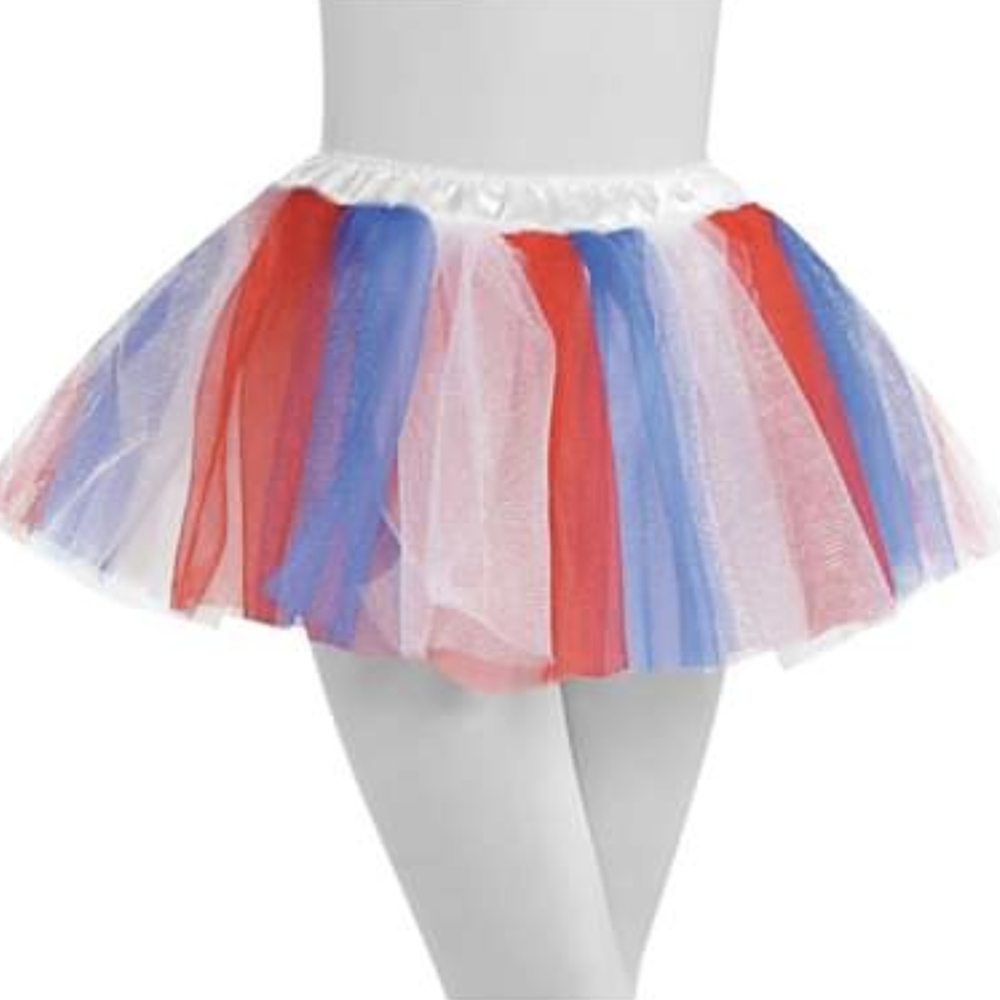 Child Patriotic Tutu red, white, blue Small Medium